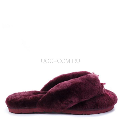 Fluff Flip Flop II Dark Purple