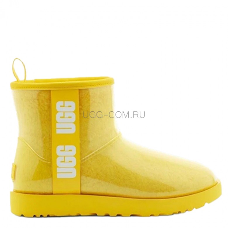UGG Kids Clear Classic Mini II Sulfur