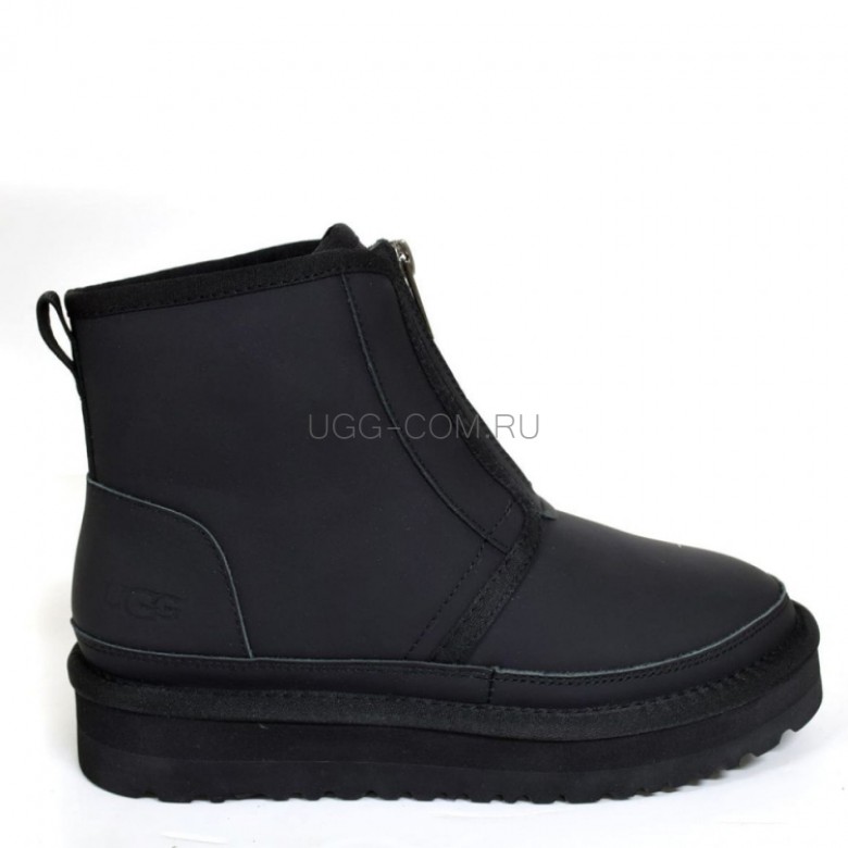 UGG Neumel Platform Zip Ultra Matte Black