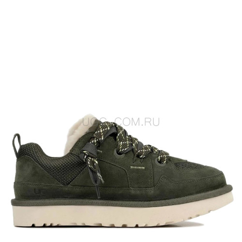 Mens Lowmel Low Sneaker Dark Green