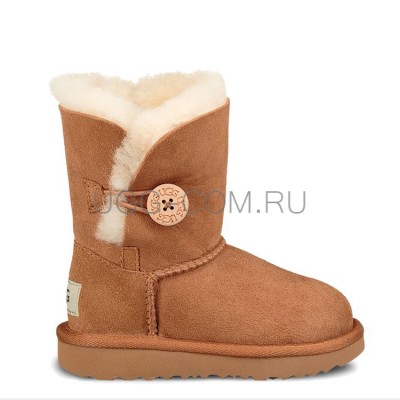 Kids Bailey Button Chestnut