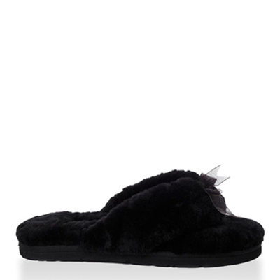 Fluff Flip Flop Black