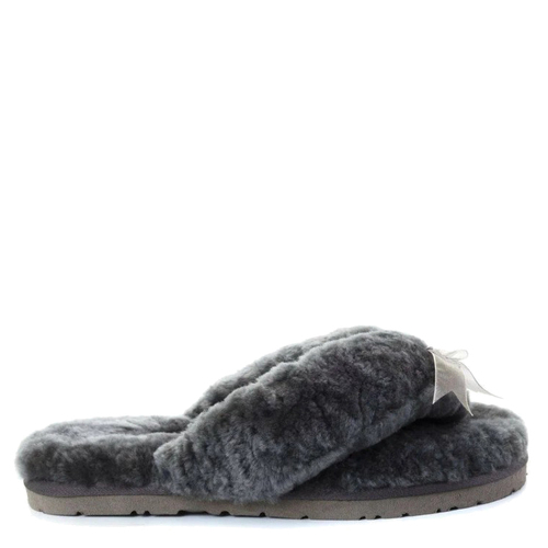 Fluff Flip Flop Grey