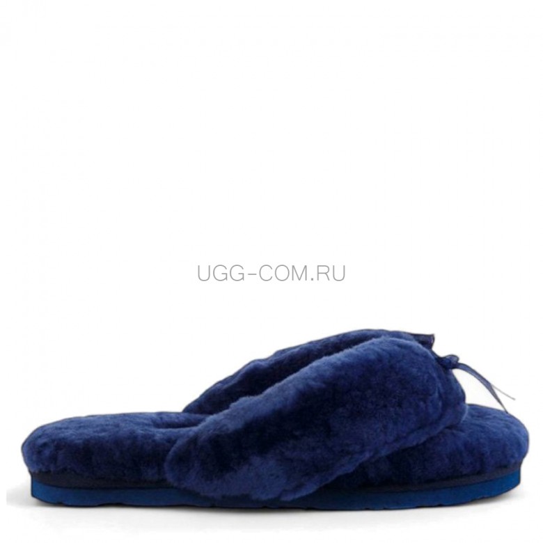 UGG Fluf Fflip Flop Navy Blu