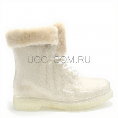 Chunky Сlear Boot White